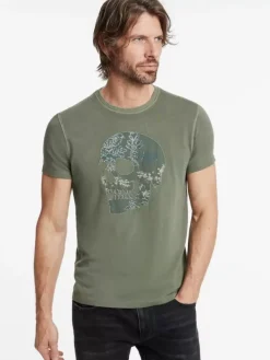 APPLIQUE SKULL TEE-John Varvatos Hot