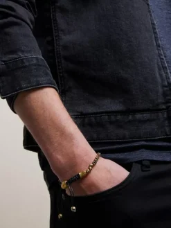 BEADED SKULL BRACELET-John Varvatos Outlet