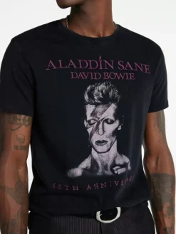 BOWIE ALADDIN SANE TEE-John Varvatos Online