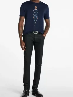 BOWIE BLUE TEE-John Varvatos Sale