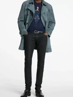 BOWIE BLUE TEE-John Varvatos Sale