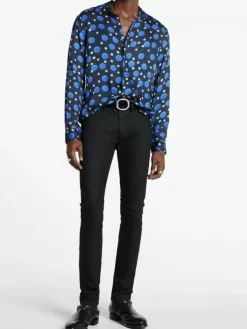 BOWIE GEOMETRIC SHIRT-John Varvatos Clearance