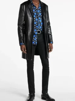 BOWIE GEOMETRIC SHIRT-John Varvatos Clearance