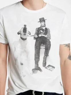 BOWIE WITH DOG TEE-John Varvatos Online
