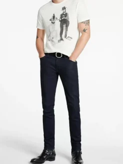 BOWIE WITH DOG TEE-John Varvatos Online