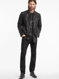 BRANDO BAND COLLAR JACKET-John Varvatos Hot