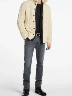 BRANDT CABLE SWEATER-John Varvatos Best