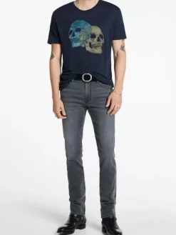 DOUBLE SKULL TEE-John Varvatos