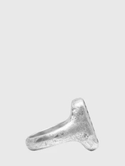 FEATURE RING WITH BLACK DIAMONDS-John Varvatos New