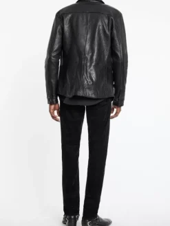 J702 - FLOCKED DENIM-John Varvatos Outlet