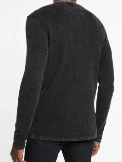 MEMPHIS WAFFLE HENLEY-John Varvatos