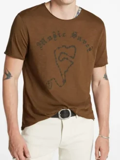 MUSIC SAVES TEE-John Varvatos Discount