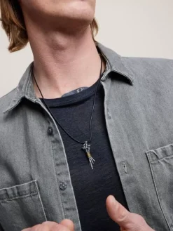 NAIL PENDANT NECKLACE-John Varvatos Sale