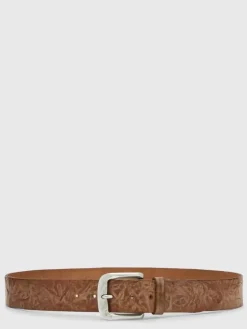 NOVA HAMMERED CRINKLE BELT-John Varvatos Outlet