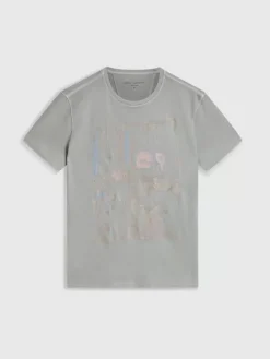 PHOTO EMBROIDERY TEE-John Varvatos New
