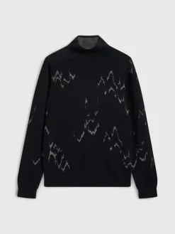 PIERRE MOCK NECK SWEATER-John Varvatos Outlet