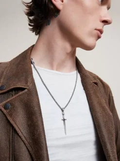 DAGGER NECKLACE-John Varvatos Outlet