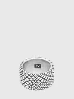 SNAKESKIN BAND RING-John Varvatos Hot