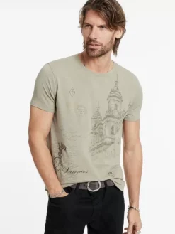 TRAVELERS STAMP TEE-John Varvatos Discount