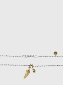 T-REX TOOTH AND SKULL PENDANT NECKLACE-John Varvatos Best